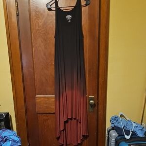 Torrid Red Sleeveless High Low Sundress